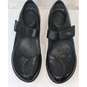 DANSKO Sonoma Annie Black Leather Mary Janes Clogs Comfort Shoes Size 39